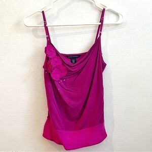 Banana Republic Orchid Drapey Camisole with Flowers